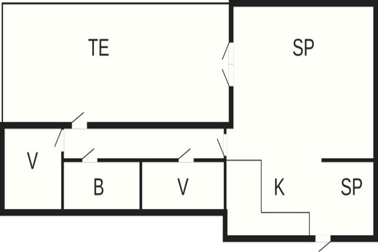 4 Personen Ferienhaus in Store Fuglede-By Traum - Grundriss