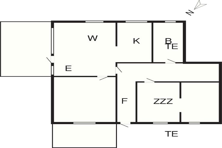 5 persoons vakantie huis in Allinge-By Traum-Plattegrond
