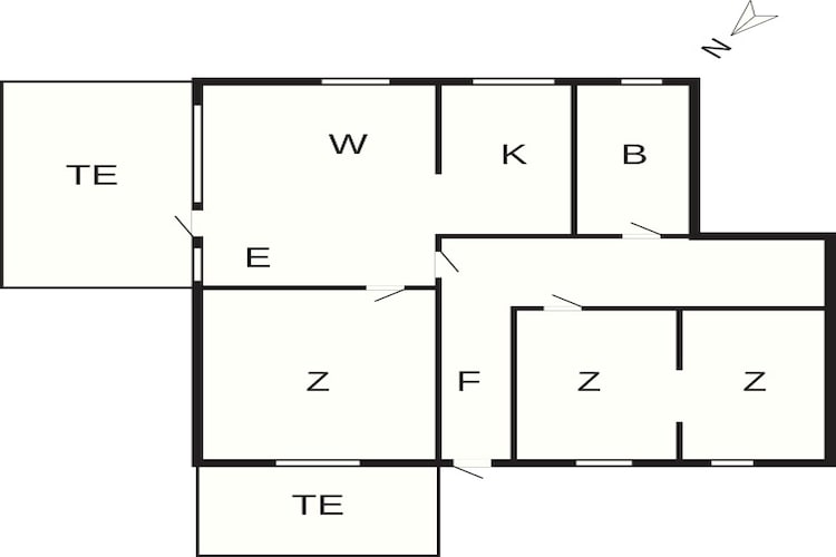 5 persoons vakantie huis in Allinge-By Traum-Plattegrond