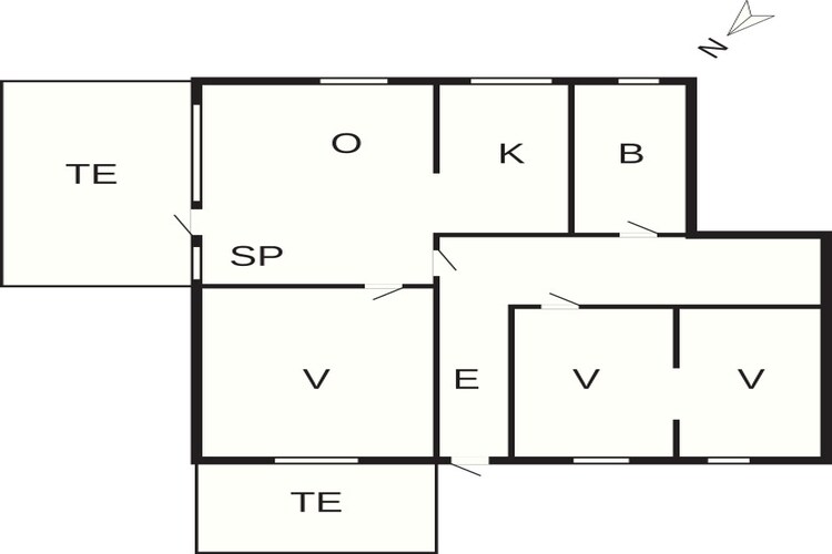 5 persoons vakantie huis in Allinge-By Traum - Plattegrond