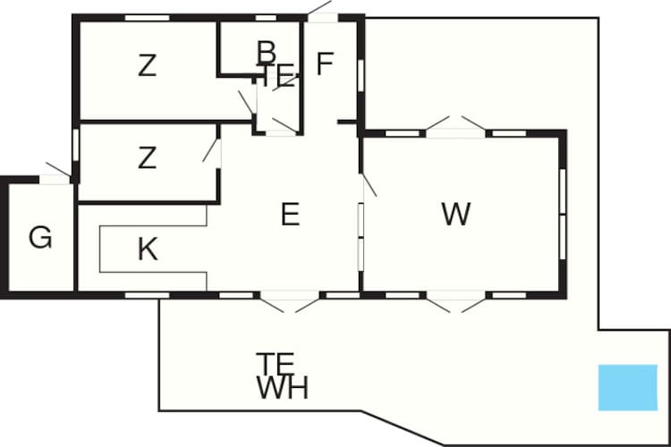 6 persoons vakantie huis in Vinderup-By Traum-Plattegrond