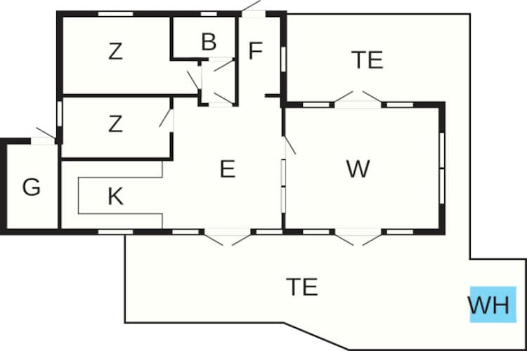 6 persoons vakantie huis in Vinderup-By Traum - Plattegrond