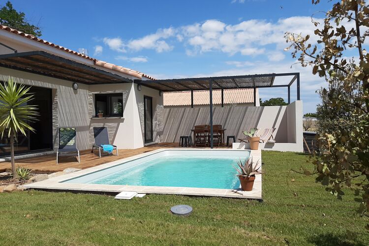 Vakantiehuizen Frankrijk | 186 | Villa te huur in SAINTE-VALIERE met zwembad  met wifi 6 personen