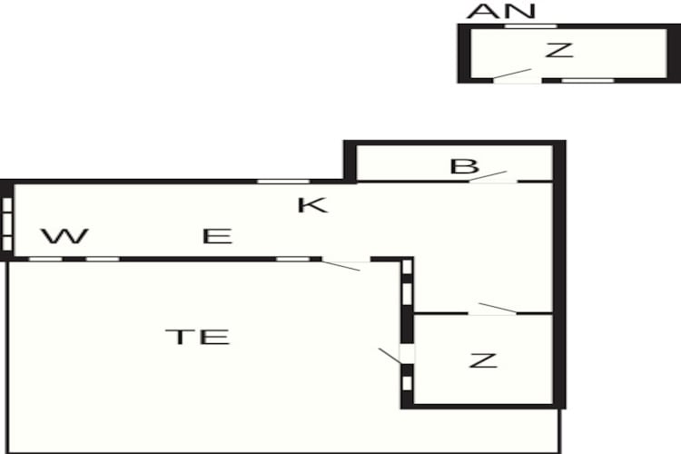 Gemütlicher Rückzugsort in Ellinge Lyng - Grundriss