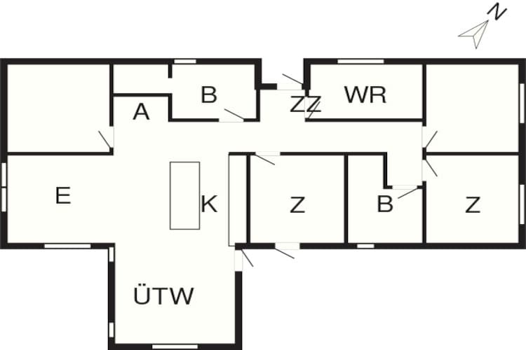 10 persoons vakantie huis in Glesborg-By Traum-Plattegrond