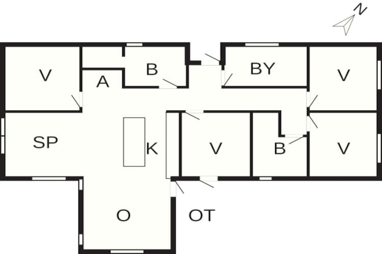 10 persoons vakantie huis in Glesborg-By Traum-Plattegrond