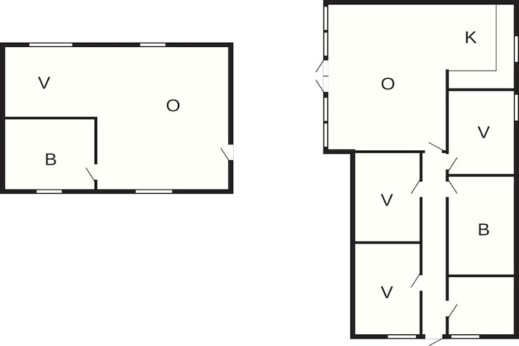 Vakantiehuis voor 8 personen in Gilleleje - Plattegrond