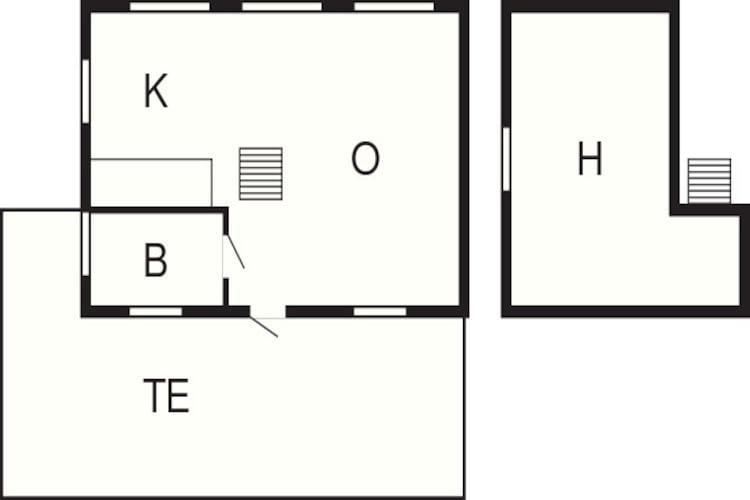 Maison de vacances pour 4 a KYRKESUND-By Traum-Plan d'étage