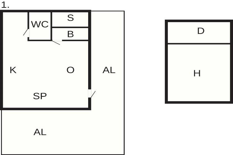 4 persoons vakantie huis in PÅRYD-By Traum-Plattegrond