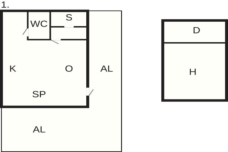 4 persoons vakantie huis in PÅRYD-By Traum-Plattegrond