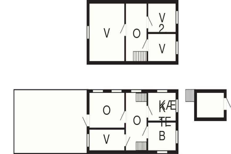 Maison de vacances pour 8 a Innvik-By Traum-Plan d'étage
