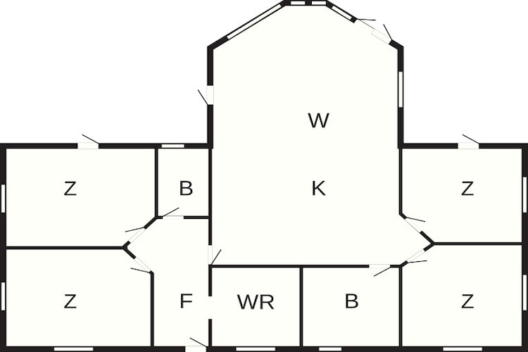 8 persoons vakantie huis in Løgstør-By Traum - Plattegrond