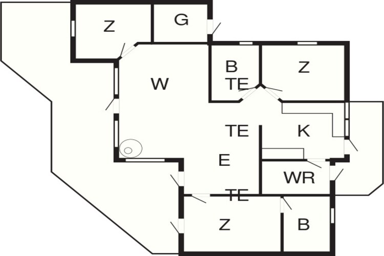 6 persoons vakantie huis in Vejby-By Traum-Plattegrond
