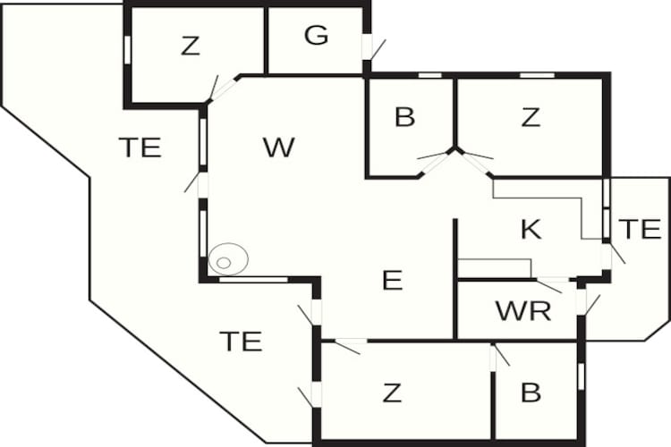 6 persoons vakantie huis in Vejby-By Traum - Plattegrond
