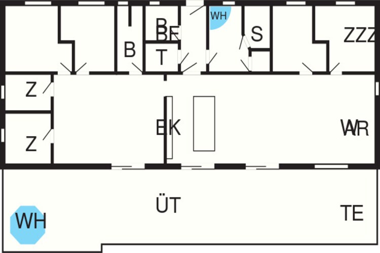 14 persoons vakantie huis in Væggerløse-By Traum-Plattegrond