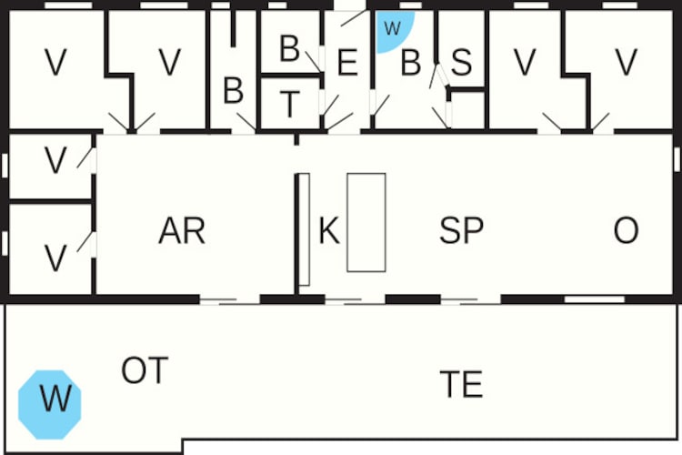 14 persoons vakantie huis in Væggerløse-By Traum-Plattegrond
