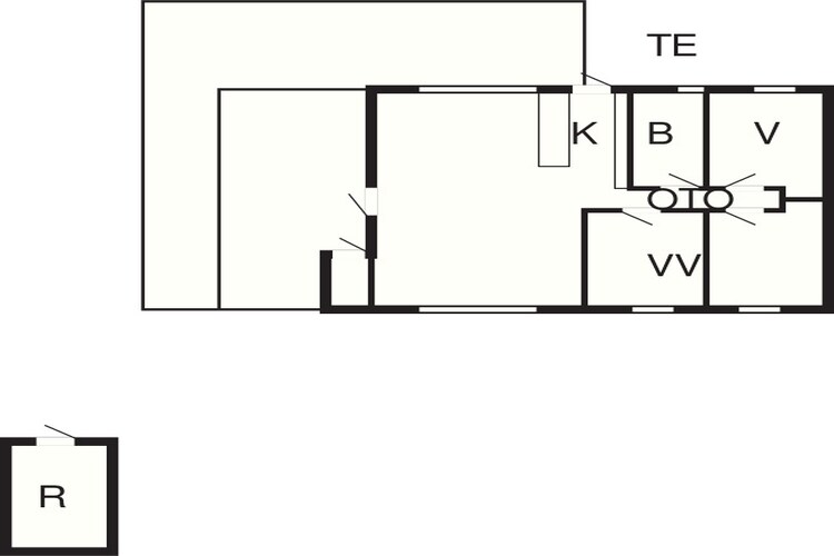 6 persoons vakantie huis in Hadsund-By Traum-Plattegrond
