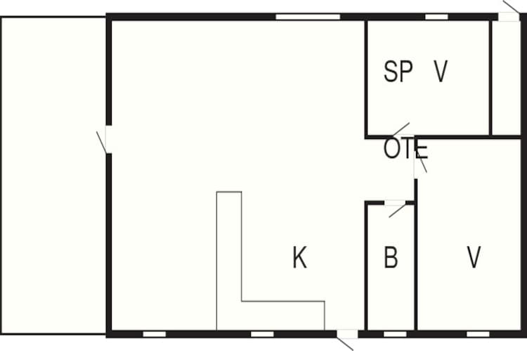 Gezellig toevluchtsoord in Binderup -- By Traum Ferienwohnungen-Plattegrond