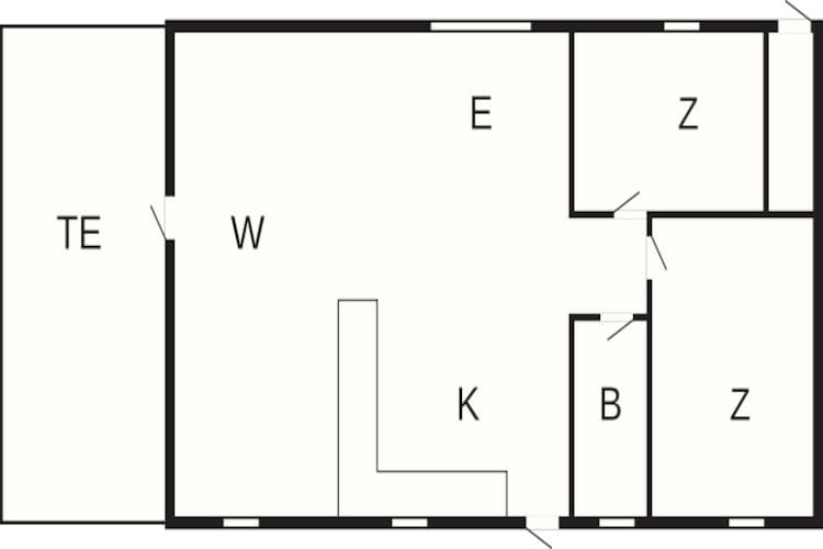 Gezellig toevluchtsoord in Binderup -- By Traum Ferienwohnungen-Plattegrond