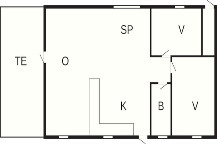 Gezellig toevluchtsoord in Binderup -- By Traum Ferienwohnungen-Plattegrond