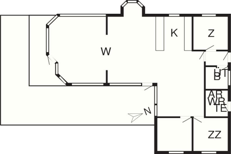 5 persoons vakantie huis in Tarm-By Traum-Plattegrond