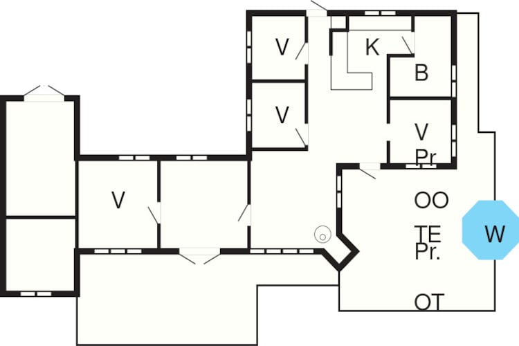 8 persoons vakantie huis in Gilleleje-By Traum - Plattegrond
