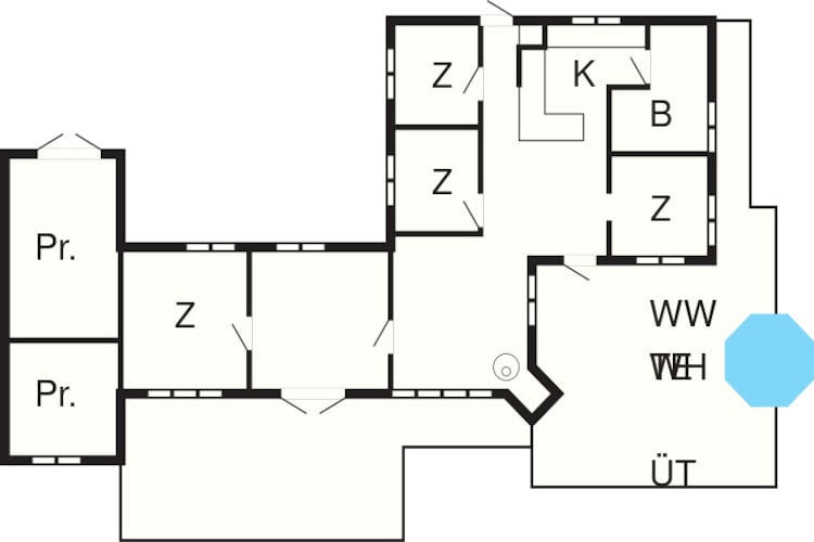 8 persoons vakantie huis in Gilleleje-By Traum - Plattegrond