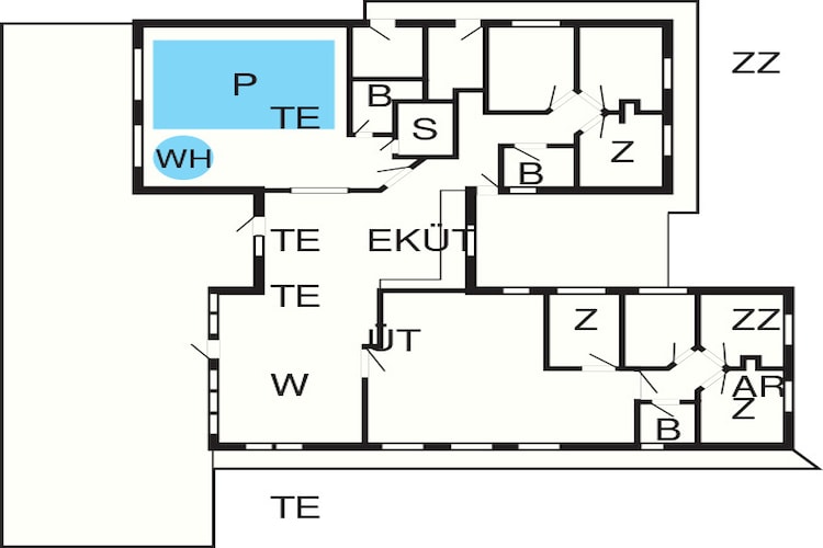 Luxe retraite in Mommark -- By Traum Ferienwohnungen-Plattegrond