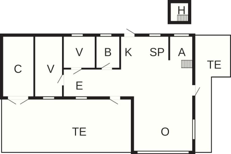 6 persoons vakantie huis in Farsø-By Traum-Plattegrond