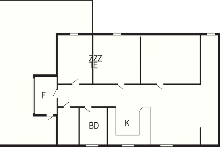 6 persoons vakantie huis in Glesborg-By Traum-Plattegrond