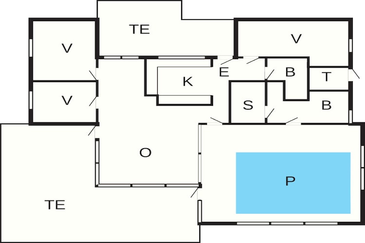 10 persoons vakantie huis in Saltum-By Traum-Plattegrond