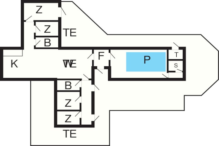 Maison de vacances pour 10 a Fjerritslev-By Traum - Plan