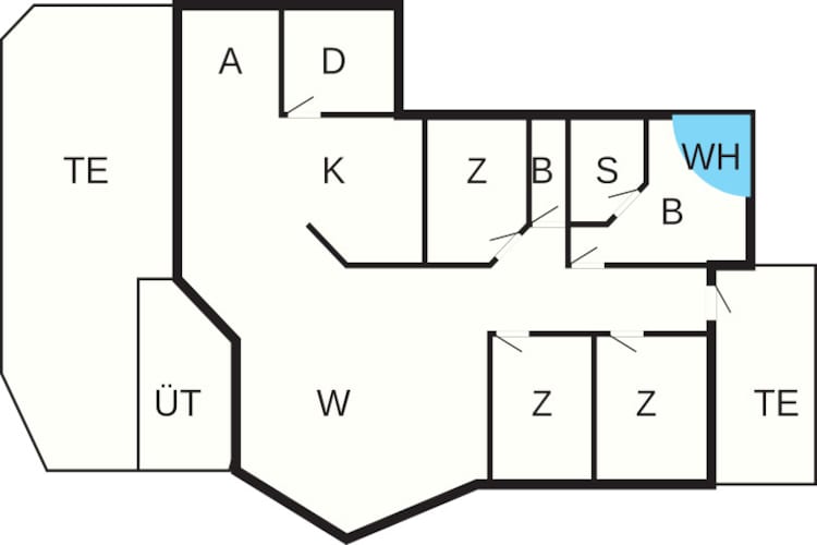 Rustige retraite aan zee -- By Traum Ferienwohnungen-Plattegrond