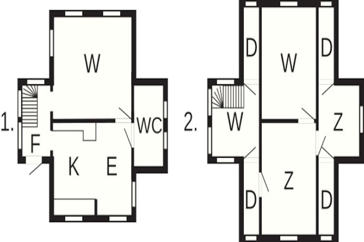 Cottage historique au bord du lac Yngern-Plan