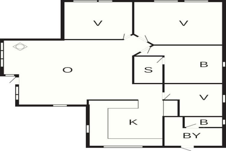 6 person holiday home in Asaa-By Traum-Floor plan