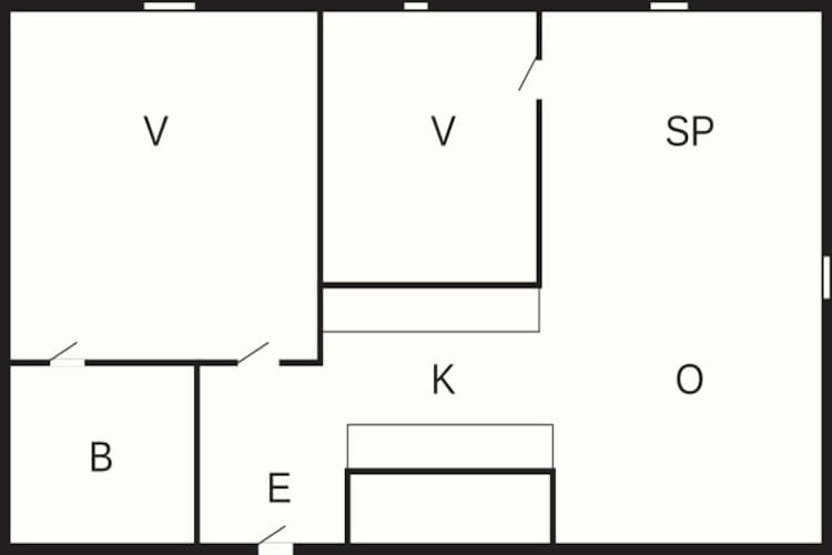 Maison de vacances pour 5 a FLEN-By Traum - Plan