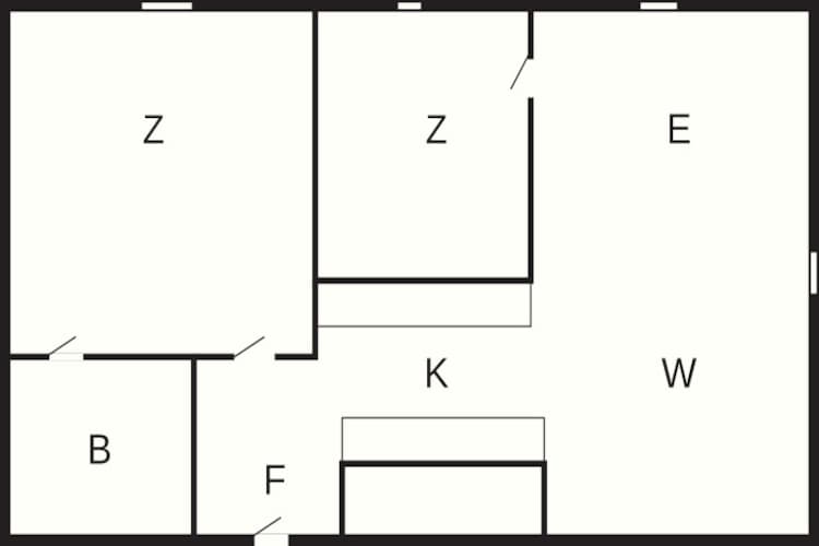 Maison de vacances pour 5 a FLEN-By Traum - Plan