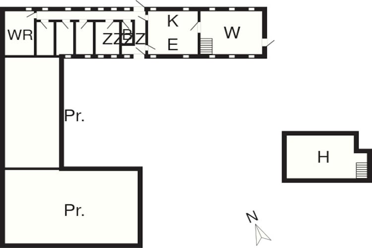 Vakantiehuis voor 12 personen in Thisted - Plattegrond