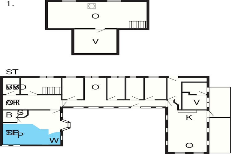 16 person holiday home in Skjern-By Traum-Floor plan