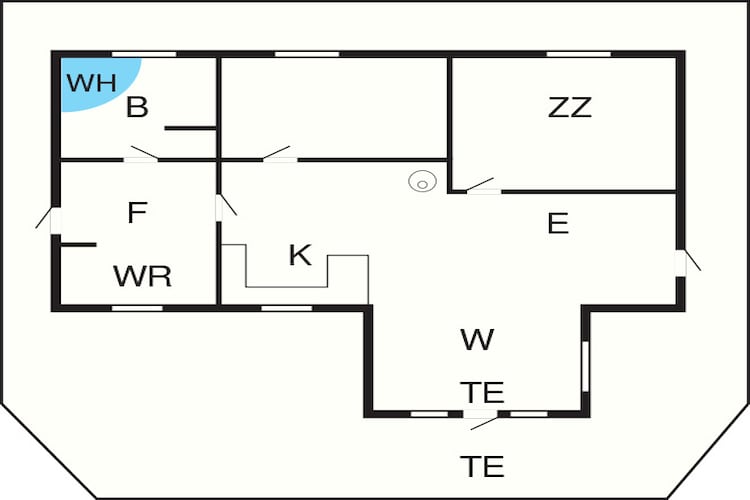 4 persoons vakantie huis in Rønne-By Traum-Plattegrond