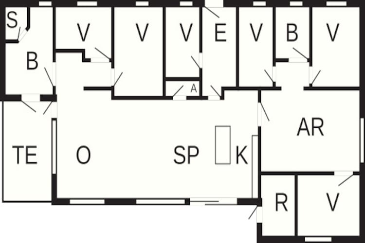 14 persoons vakantie huis in Ebeltoft-By Traum - Plattegrond