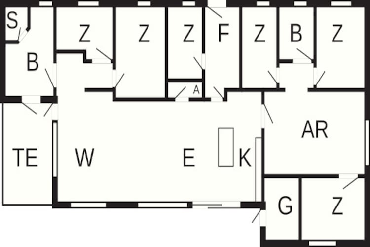 14 persoons vakantie huis in Ebeltoft-By Traum - Plattegrond