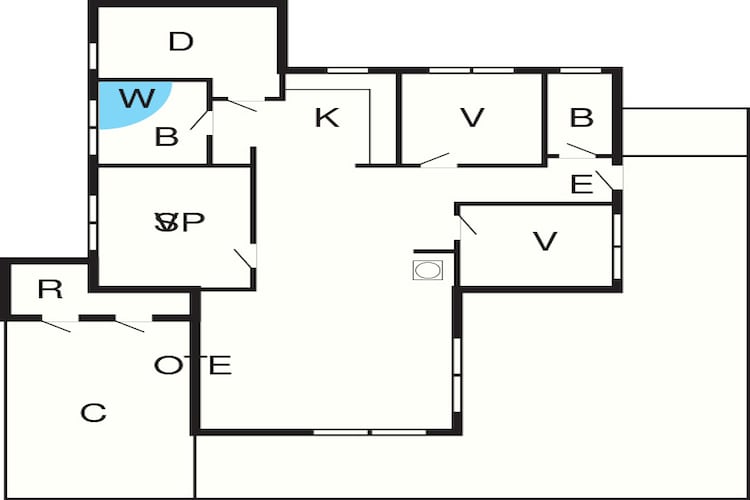 8 person holiday home in Toftlund-By Traum-Floor plan