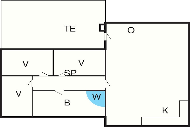 6 persoons vakantie huis in Toftlund-By Traum-Plattegrond