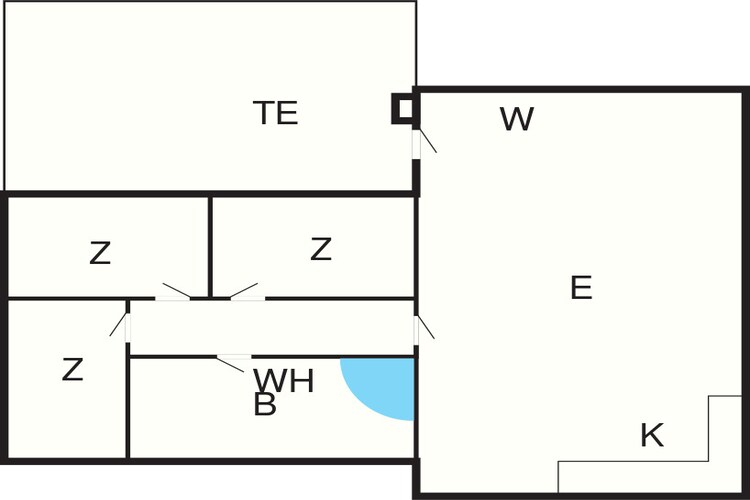 6 persoons vakantie huis in Toftlund-By Traum-Plattegrond