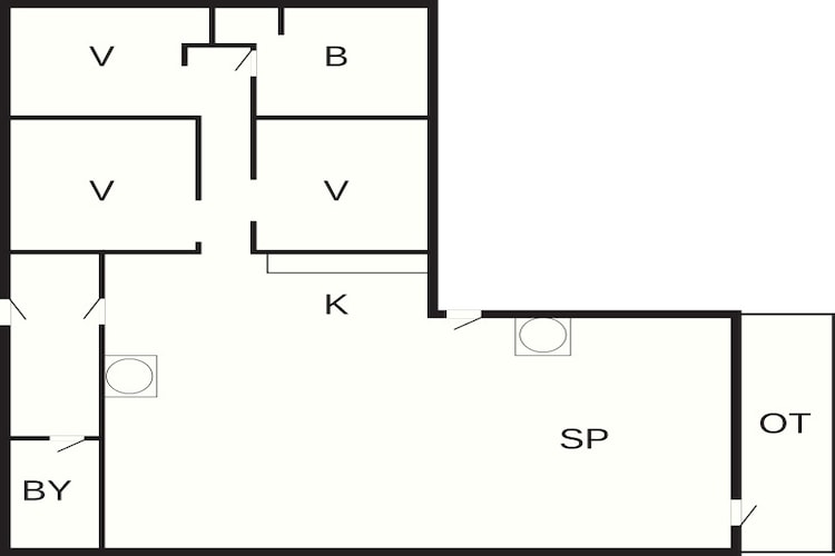 6 persoons vakantie huis in Højslev-By Traum - Plattegrond