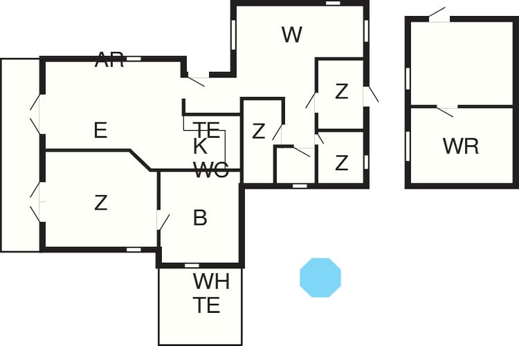 6 persoons vakantie huis in Ebeltoft-By Traum-Plattegrond