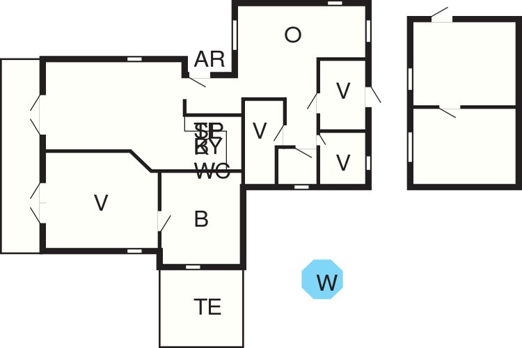 6 persoons vakantie huis in Ebeltoft-By Traum-Plattegrond