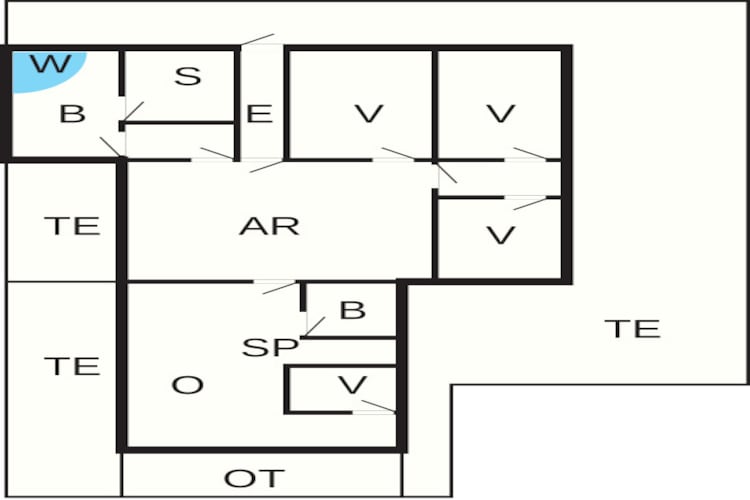 10 persoons vakantie huis in Oksbøl-By Traum-Plattegrond