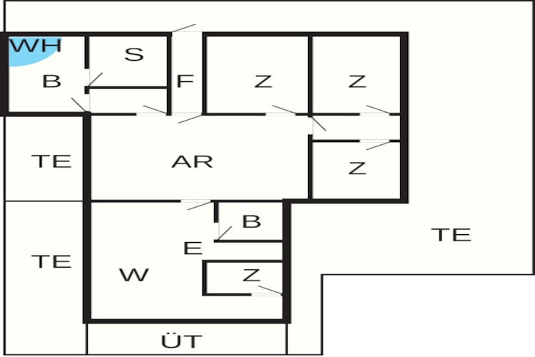 10 persoons vakantie huis in Oksbøl-By Traum-Plattegrond